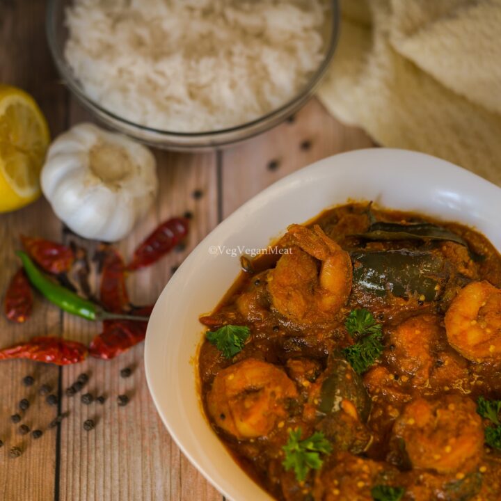 Prawn Eggplant Curry without coconut