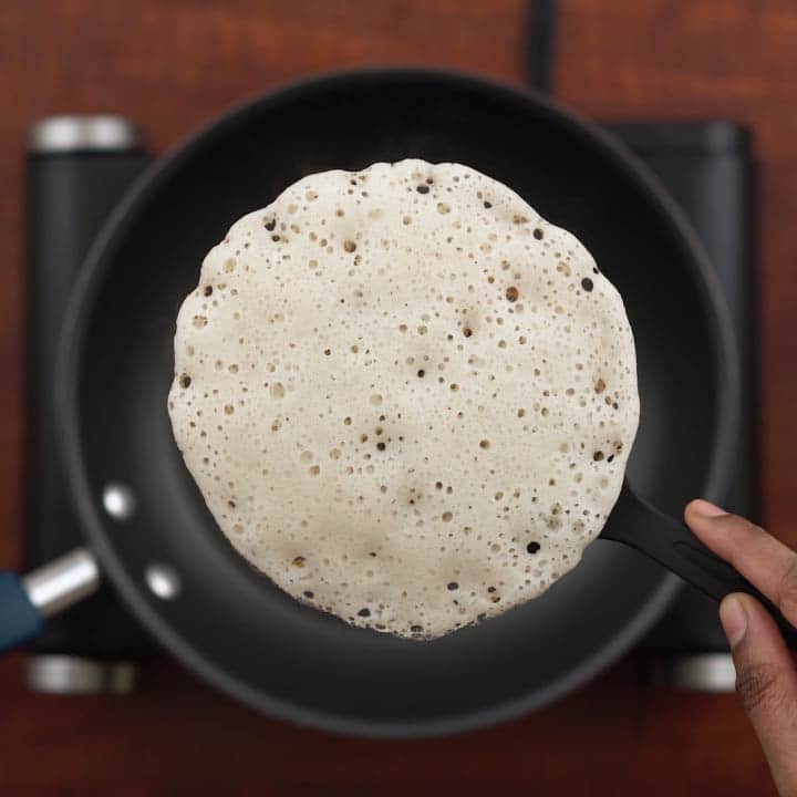 Perfectly cooked soft south indian style appam