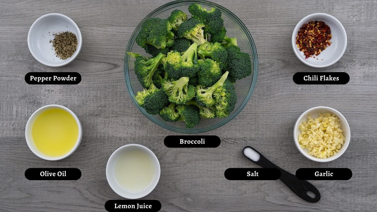 Roasted Broccoli Ingredients