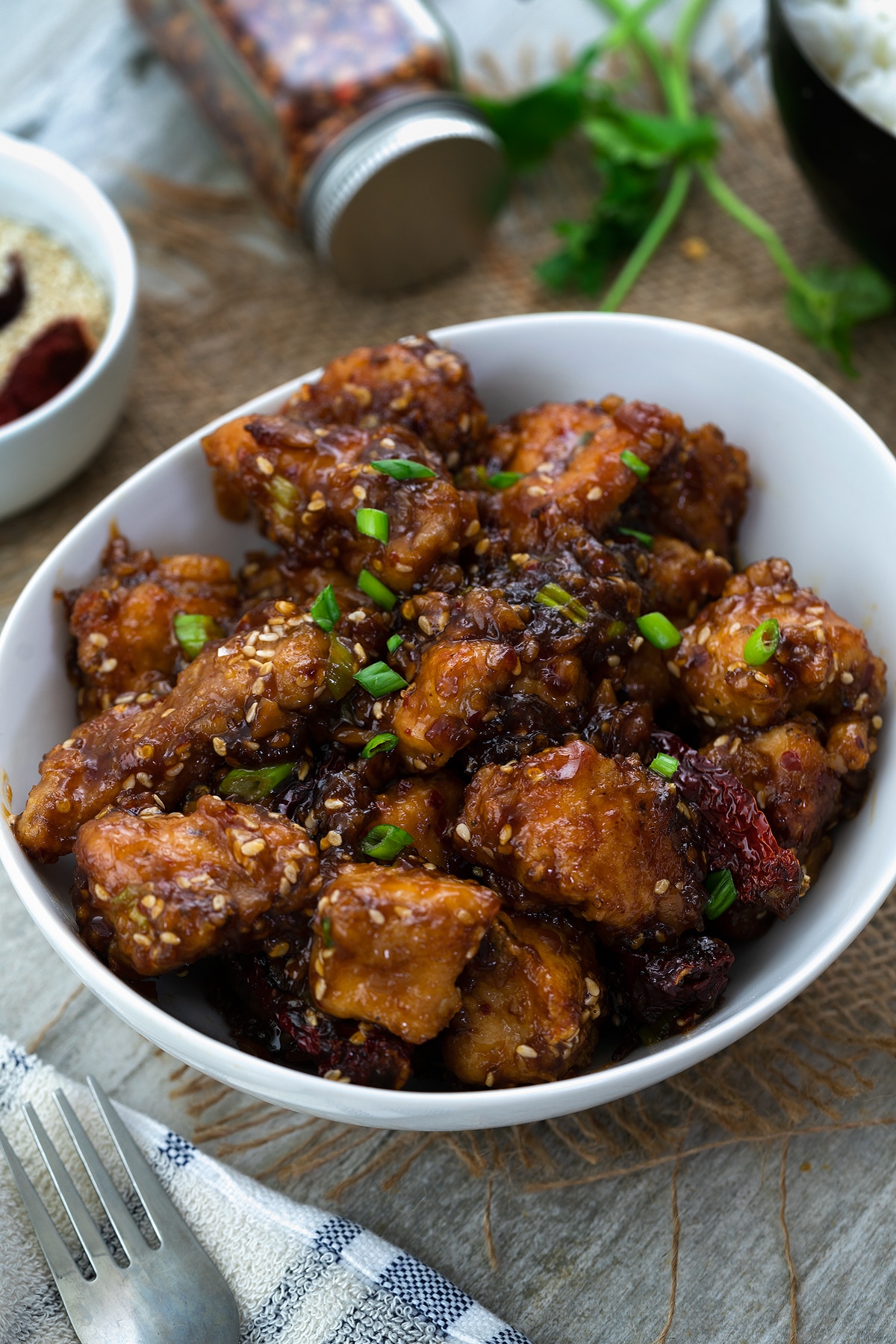 General Tso's Chicken in a Bowl